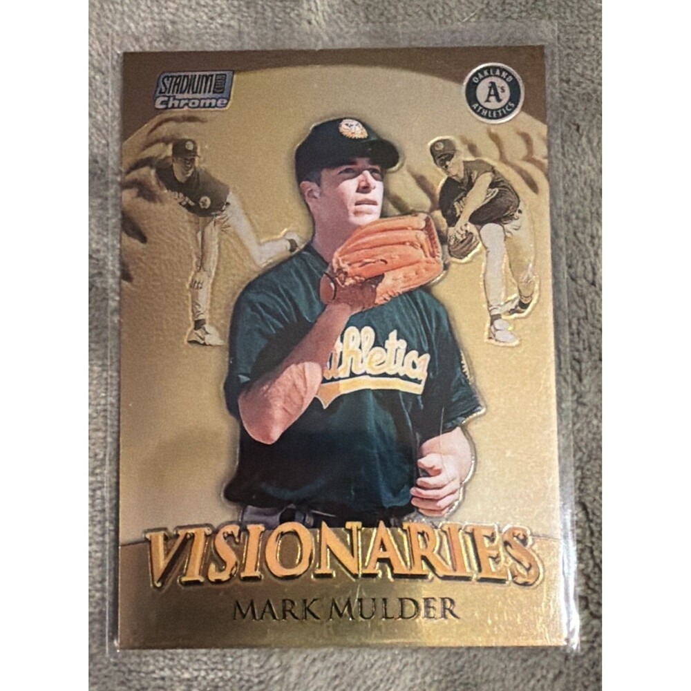 2000 Topps Stadium Club Chrome - Visionaries Mark Mulder #V17